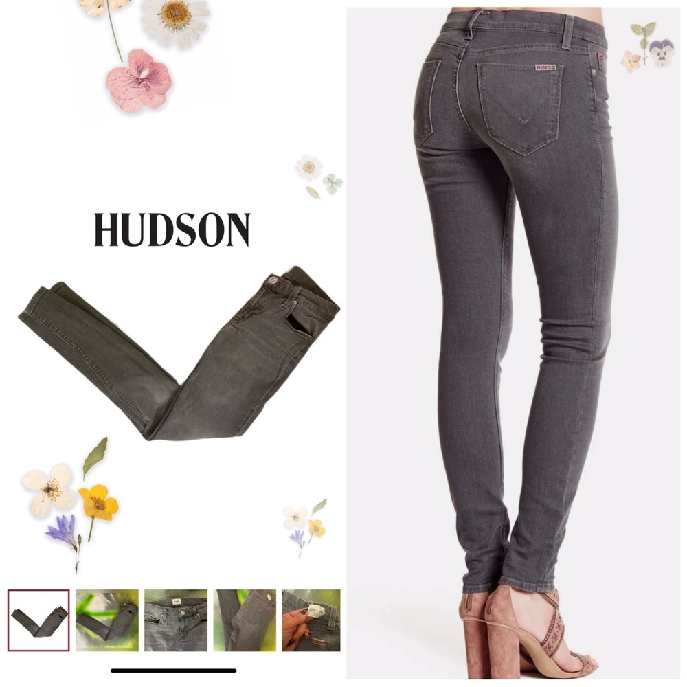 Hudson Jeans Size 26 Grey Skinny